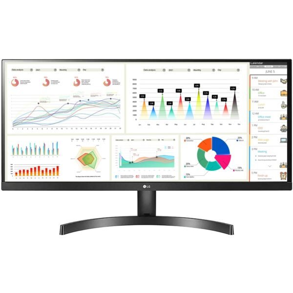 LG 29Wl500 29" (73Cm) Ultrawide 21:9 WFHD LCD 2560 X 1080 Pixels IPS Display Monitor- HDR 10, AMD Freesync, Srgb 99%, Slim Bezel, Multitasking Monitor, Hdmi X 2 (Black)