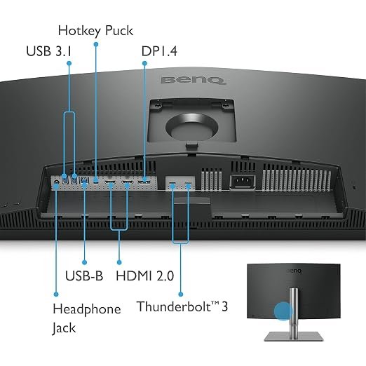 BenQ PD2725U 27 Inch 4K UHD P3 Thunderbolt 3 Designer Monitor 1 BenQ PD2725U