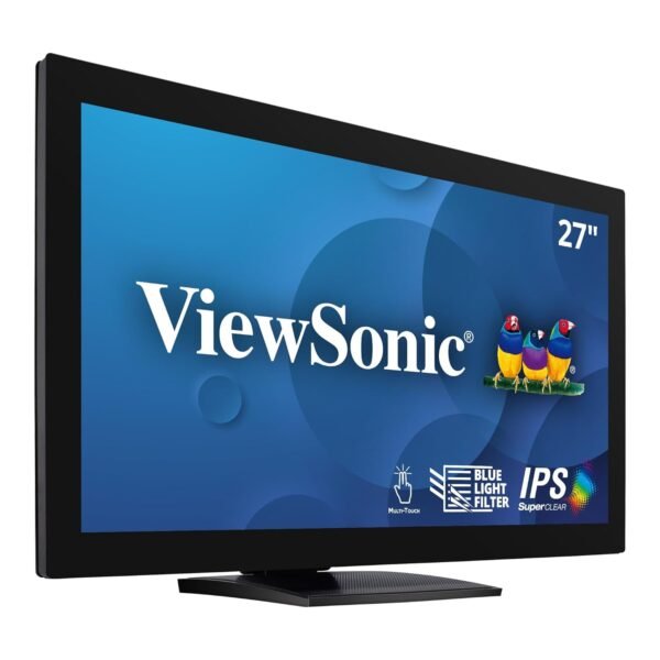 ViewSonic TD2760 27"10-point capacitive Touch Monitor FHD 178° View Built-in Speaker 2Wx2, HDMI,DP, RS232,USB 3.2 Type A Down Stream: 2, Advanced ergonomics Tilt, Raise, Lay flat, Energy Star & EPEAT