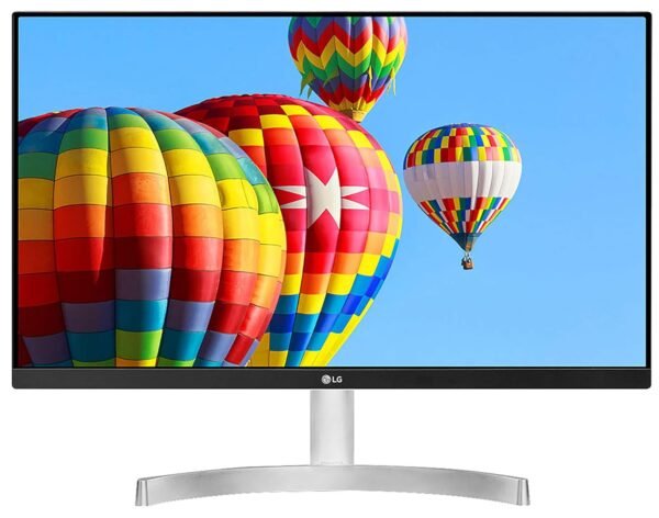LG 24MK600M 60.96 cm (24 inch) Full HD LED Backlit IPS Panel White Colour Monitor (AMD Free Sync, Response Time: 5 ms, 75 Hz Refresh Rate)