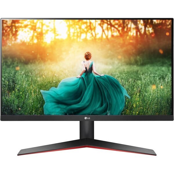 LG 24MP60G Electronics 24 Inch (60.9Cm) Full HD Monitor with IPS Panel (1920X1080 Pixel) | 1Ms |75Hz,AMD Free-Sync with Gaming Mode,3-Side Borderless Design,Vga,Hdmi,Display Port,Tilt Stand - 24Mp60G (Black)