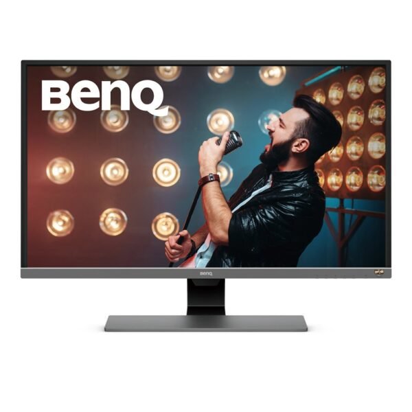 BenQ EW3270U 32"(80cms) 3840x2160 4K HDR10 | 95% DCI-P3| treVolo Speakers(3W x 2)| USB-C| Bezel-Less Monitor| Anti-Glare| Brightness Intelligence Plus| Low Blue-Light| AMD Freesync| HDMI| DP| (Black)