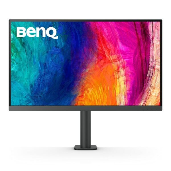 BenQ PD2705UA 27-Inch IPS 4K HDR10 ErgoArm Monitor |UHD | 99% sRGB| 99% Rec.709| Pantone Skintone Validated| Calman Verified| AQCOLOR Technology|KVM|Hotkey Puck Gen2|USB-C(65W PD) |HDMI| DP(Grey)