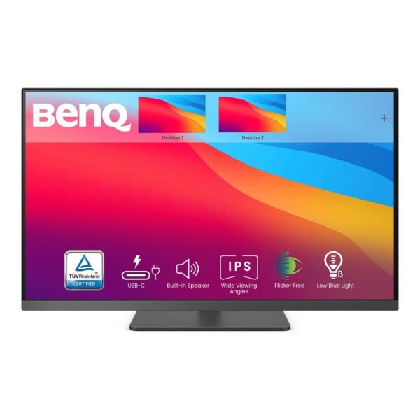 BenQ PD3205U 31.5" (80.01 cm) LCD 3840 x 2160 Pixels 4K Monitor, UHD, sRGB, Rec.709, HDR10, IPS, AQCOLOR Technology, Factory-Calibrated, Color Mode, Darkroom Mode,CAD/CAM Mode,Hotkey Puck G2,KVM,Grey