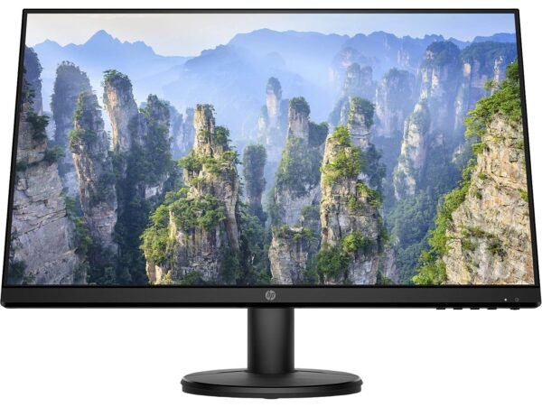 HP V24I, 23.8 Inch (1920X1200) Pixels Ultra -Thin Led Backlit Computer Monitor - 3 Side Micro Bezel, Full HD, 60 Hz, IPS Panel with Vga, Hdmi Ports Display - 9Rv16Aa (Black)