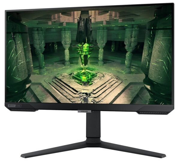 Samsung LS25BG402EWXXL Odyssey G4 63.5 cm (25 Inch) Full HD IPS Panel with Ergonomic Stand, HDR10, Dual Sync Compatible, Wide Viewing Angle Gaming Monitor NVIDIA G Sync, Response Time: 1 ms, 240 Hz Refresh Rate