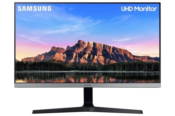 Samsung LU28R550UQWXXL 28 inch (70.8 cm) 3840 x 2160 Pixels 4K UHD Monitor, IPS, Bezel Less, HDR Support, AMD FreeSync, Eye Comfort, PIP/PBP Multi-Tasking (Dark Blue Gray)