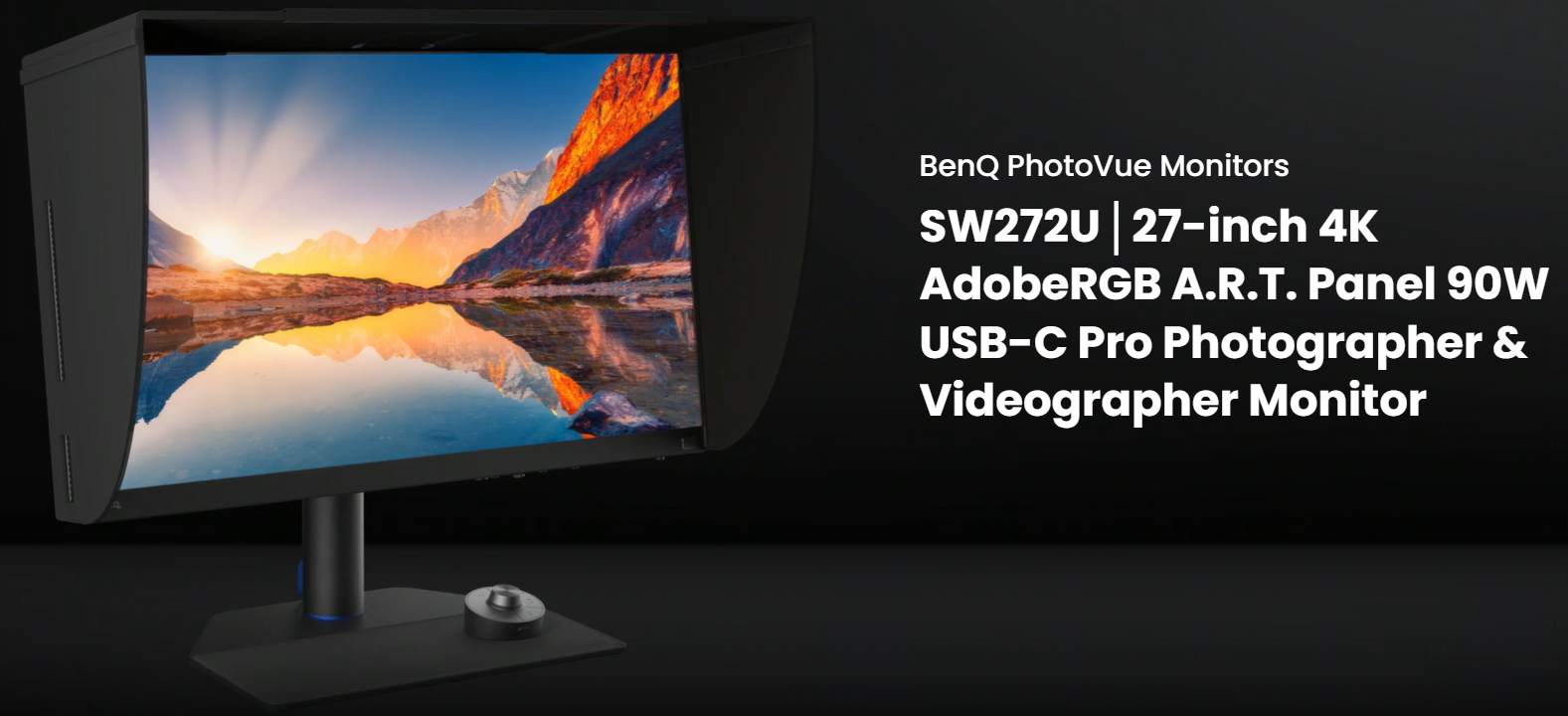 BenQ SW242Q 24 Inch 2K photographer monitor with 99% Adobe RGB, 98% Display P3, 100% sRGB, Delta E ≤ 1.5, Paper Color Sync, 90W USB-C and Fine-Coated Nano Matte panel 1 BenQ SW242Q