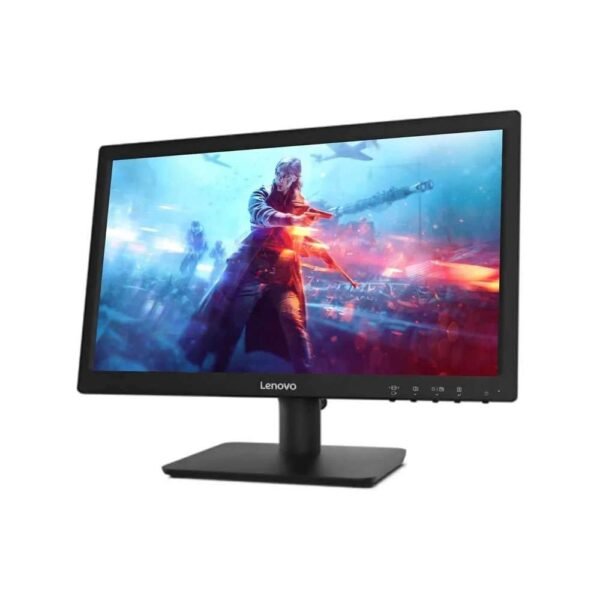 Lenovo D19-10, 18.5 Inch (46.99 Cm) (1366 X 768) Pixels Led HD Monitor, TN Panel, (5Ms Response Time - 200 Nits Brightness HDMI and VGA | Port - HDMI Cable Included - 72% Color Gamut) (Raven Black)