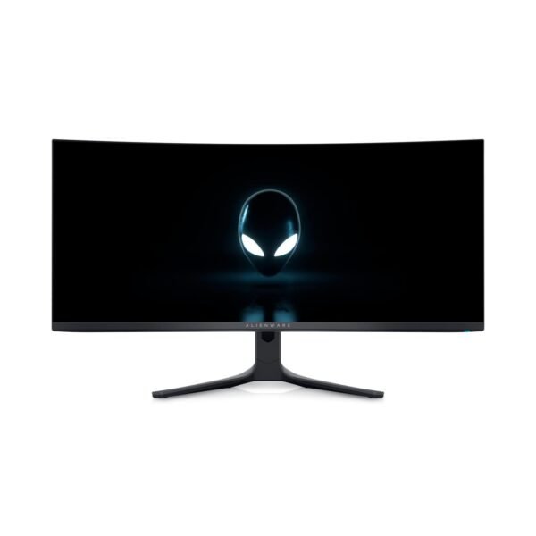 Dell AW3423DWF 34" (86.36cm) Curved Qd-OLED Gaming Monitor | WQHD 3440 x 1440 AlienFX Lighting System, USB 3.2 Gen 1 Hub, Ports: 1x HDMI, 2x DP Port, 5x USB 3.2, 1x Audio Line-Out, 1x Headphone-Out | Black