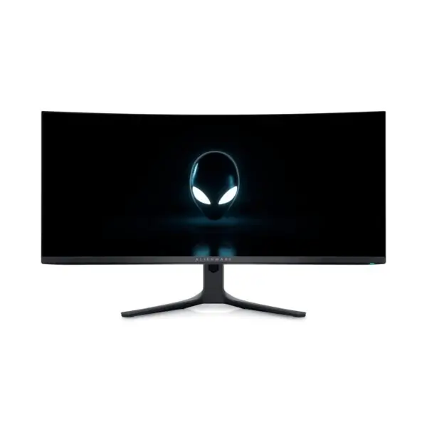 Dell AW3423DWF 34" (86.36cm) Curved Qd-OLED Gaming Monitor | WQHD 3440 x 1440 AlienFX Lighting System, USB 3.2 Gen 1 Hub, Ports: 1x HDMI, 2x DP Port, 5x USB 3.2, 1x Audio Line-Out, 1x Headphone-Out | Black