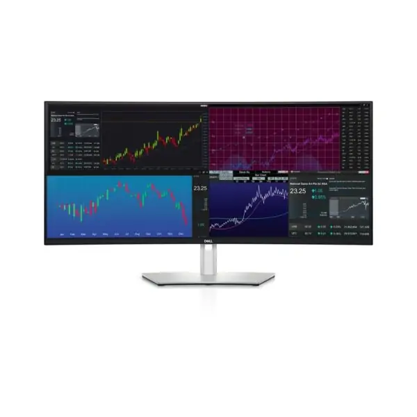Dell U3824DW 38" inch (96.52 cm) UltraSharp Curved USB-C Hub Monitor, Resolution 3840x1600@60Hz, 2xHDMI(2.1), 2X DisplayPort(1.4), 4xUSB Type-C 3.2 Gen 2, Audio Line Out, 5xUSB Type-A, RJ45 Port, Speakers