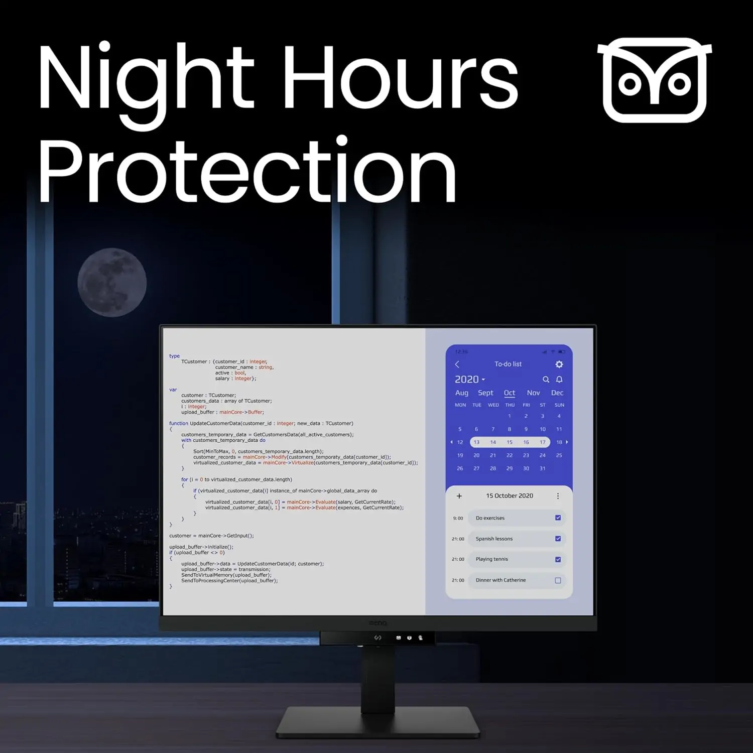 BenQ RD280UA 28.2” 4K+ 3840x2560 3:2 Special Ratio Programming Monitor with Ergo-Arm and Backlight | 90W USB Type-C|Advanced Coding Mode|Nano Matte Panel|Night Hours Protection|Coding HotKey 6 BenQ RD280UA 28.2” 4K+ 3840x2560 3:2 Special Ratio Programming Monitor with Ergo-Arm and Backlight | 90W USB Type-C|Advanced Coding Mode|Nano Matte Panel|Night Hours Protection|Coding HotKey - Image 6