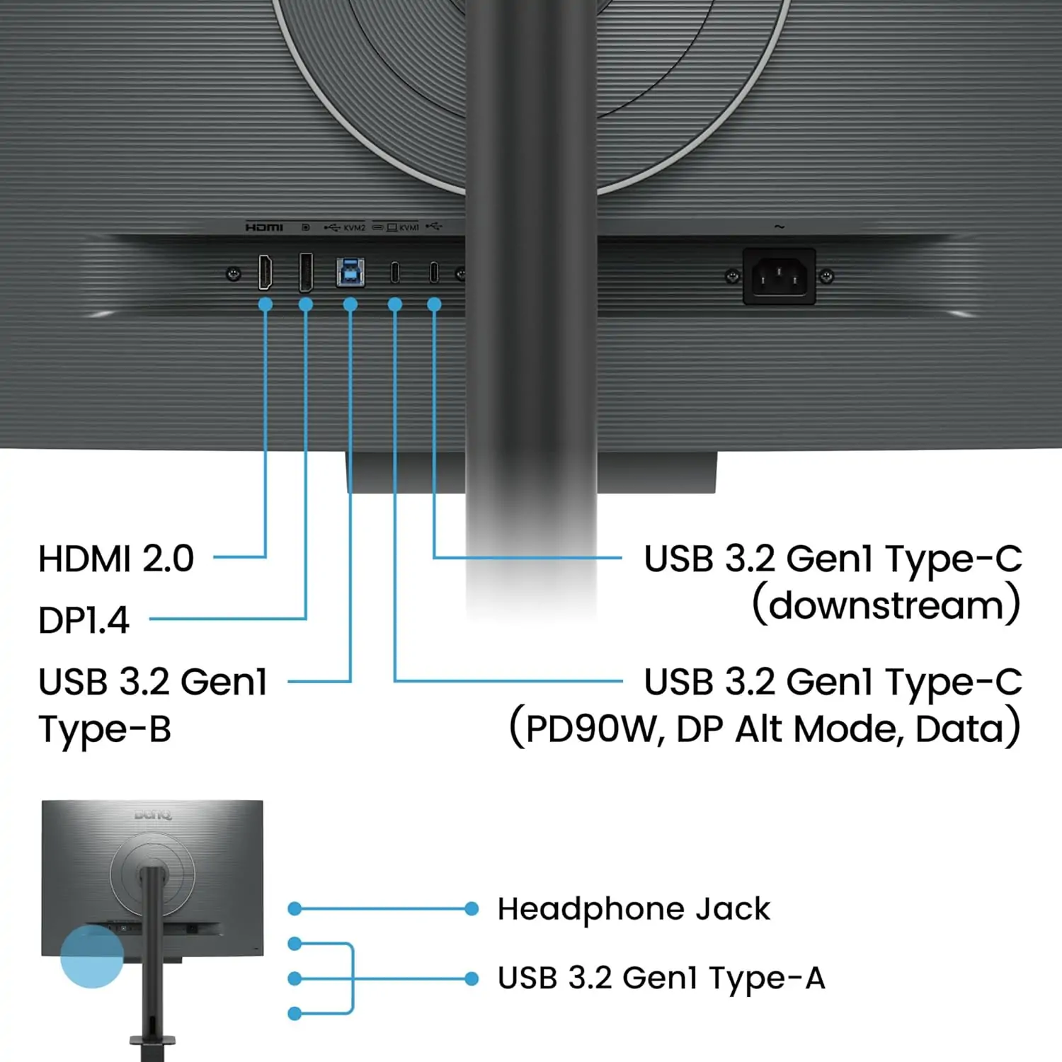 BenQ RD280UA 28.2” 4K+ 3840x2560 3:2 Special Ratio Programming Monitor with Ergo-Arm and Backlight | 90W USB Type-C|Advanced Coding Mode|Nano Matte Panel|Night Hours Protection|Coding HotKey 9 BenQ RD280UA 28.2” 4K+ 3840x2560 3:2 Special Ratio Programming Monitor with Ergo-Arm and Backlight | 90W USB Type-C|Advanced Coding Mode|Nano Matte Panel|Night Hours Protection|Coding HotKey - Image 9