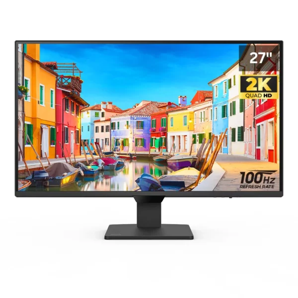 BenQ GW2790Q 27” 2K QHD 100Hz IPS Eye-Care Monitor, HDMI, DisplayPort, Ultra Slim Bezel, Eyesafe, VESA MediaSync, Brightness Intelligence Tech., B. I. Gen2, Low Blue Light Plus, Eye-CareU