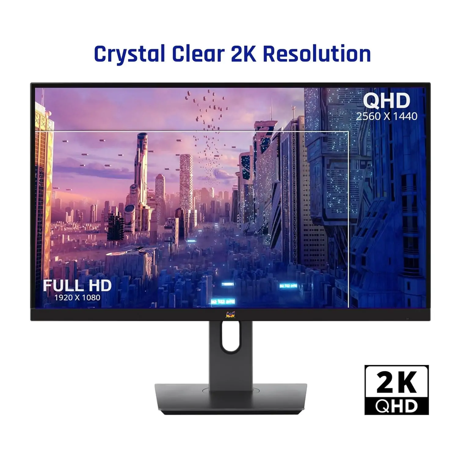 ViewSonic Gaming - VX2758A-2K-PRO-4 27inch 185 Hz IPS QHD 2K Gaming Monitor 1ms HDR10 FreeSync  137% sRGB Height Adjustment Swivel, Tilt, Pivot Eye Care 2 x HDMI DP - Image 5