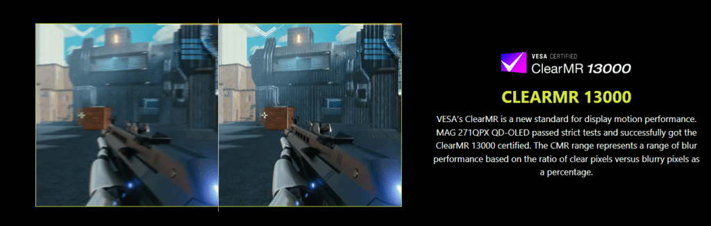 MAG 271QPX QD-OLED gaming