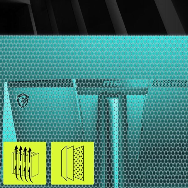 MSI MAG 321UPX QD-OLED back