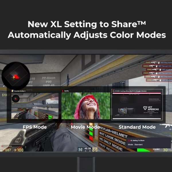 BenQ Zowie XL2586X+ colour mode