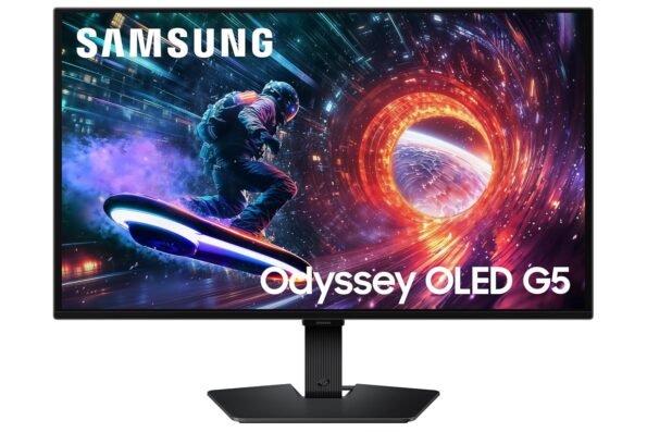 Samsung Odyssey G5 LS27FG502SWXXL 27 Inch QD-OLED Gaming Monitor