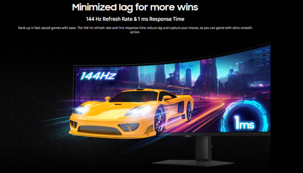 Built for high-performance gaming, the Odyssey G9 features: