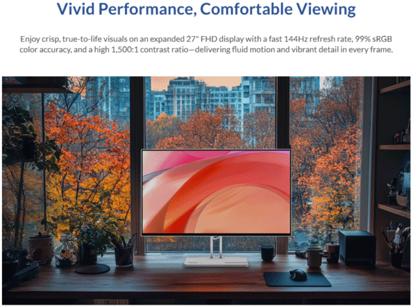 Crisp Full HD IPS Display with Vivid Colors