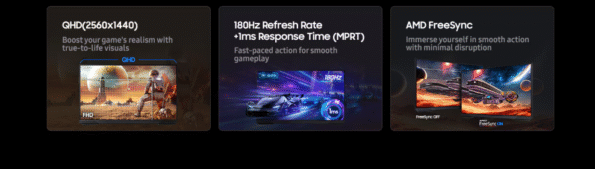 Crisp QHD Fast IPS Display