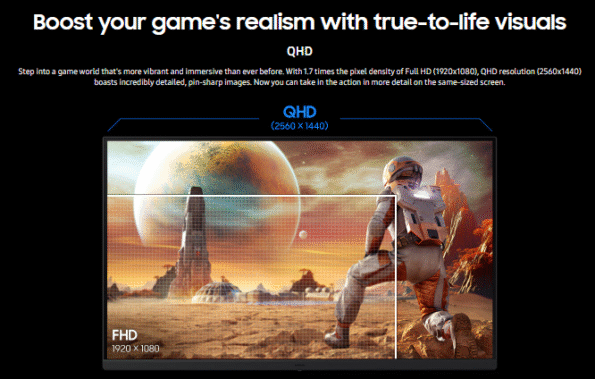 Crisp Quad-HD Fast IPS Display