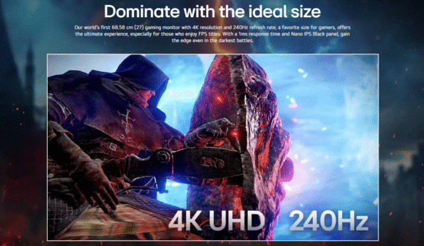 Dual-Mode 240Hz for Ultra-Smooth Performance