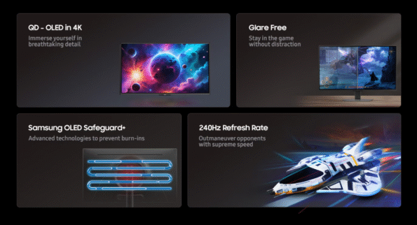 Quantum Dot OLED 4K Display for Unmatched Visual Clarity