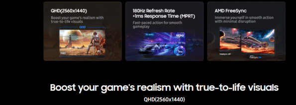 Vibrant QHD Display with Fast IPS Technology