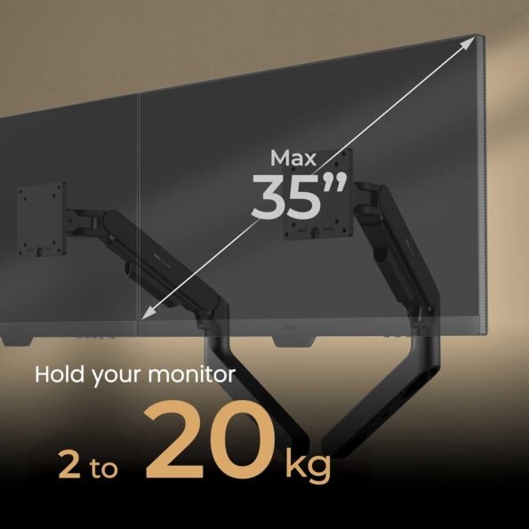 BenQ BDH01 Dual Ergo Monitor Arm