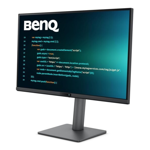 BenQ RD270Q 27-inch QHD 144Hz programming monitor on a developerโs desk