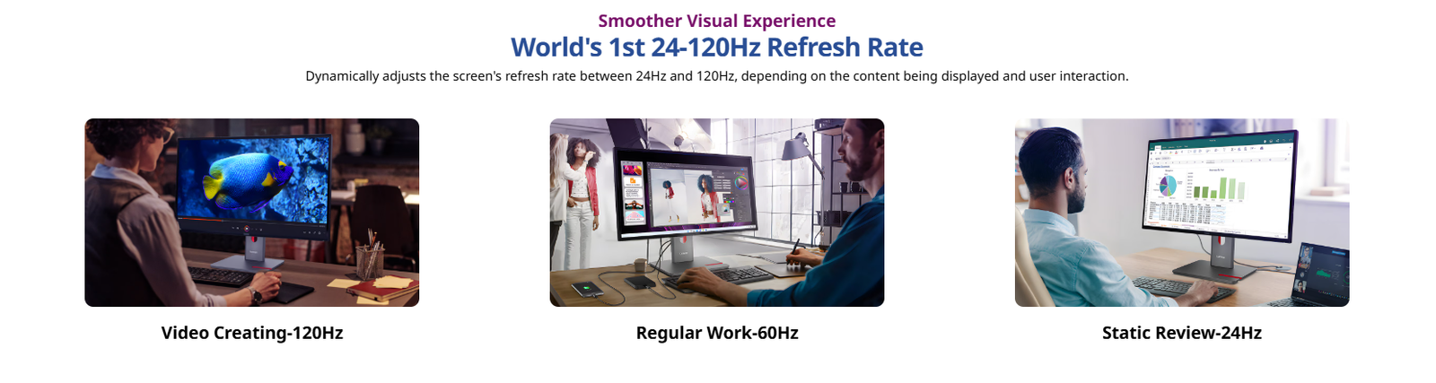 Lenovo ThinkVision T27-40 27 Inch FHD IPS 120Hz Monitor 1 Lenovo ThinkVision T27-40