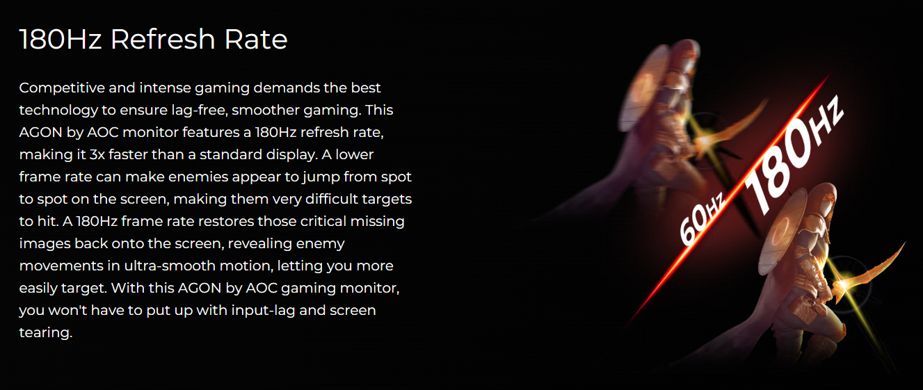 AOC Q27G4F 27 Inch QHD 180Hz Fast IPS Gaming Monitor 1 AOC Q27G4F