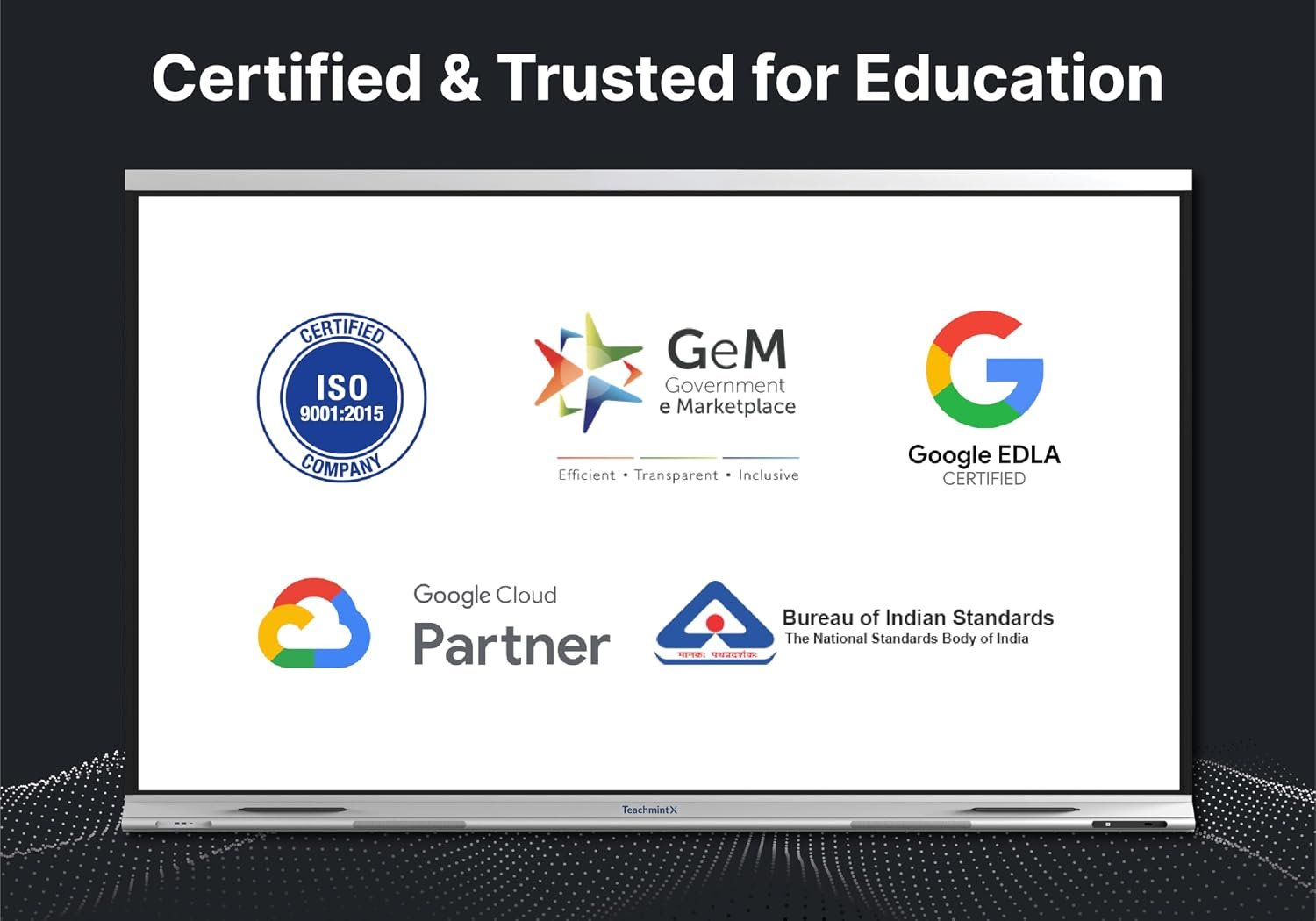 Teachmint X 65 SB Series 65 Inch 4K Interactive Display with Android 16, Google EDLA, 40-Point Touch, EduAI & Smart Classroom 7 Teachmint X 65 PB