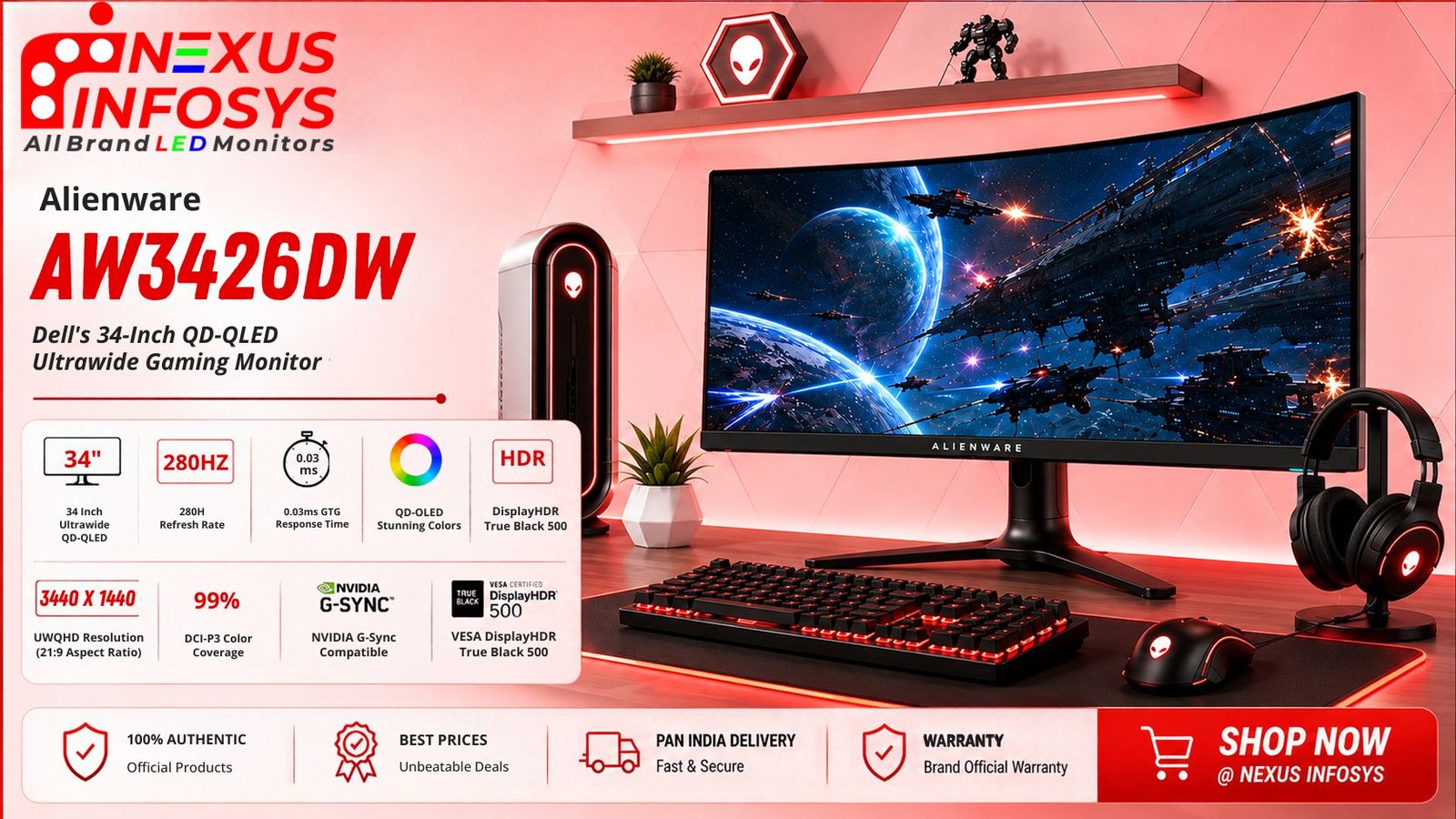 Alienware AW3426DW: Dell’s Ultimate 34‑Inch Ultrawide Gaming Monitor 1 Alienware AW3426DW: Dell’s Ultimate 34‑Inch Ultrawide Gaming Monitor