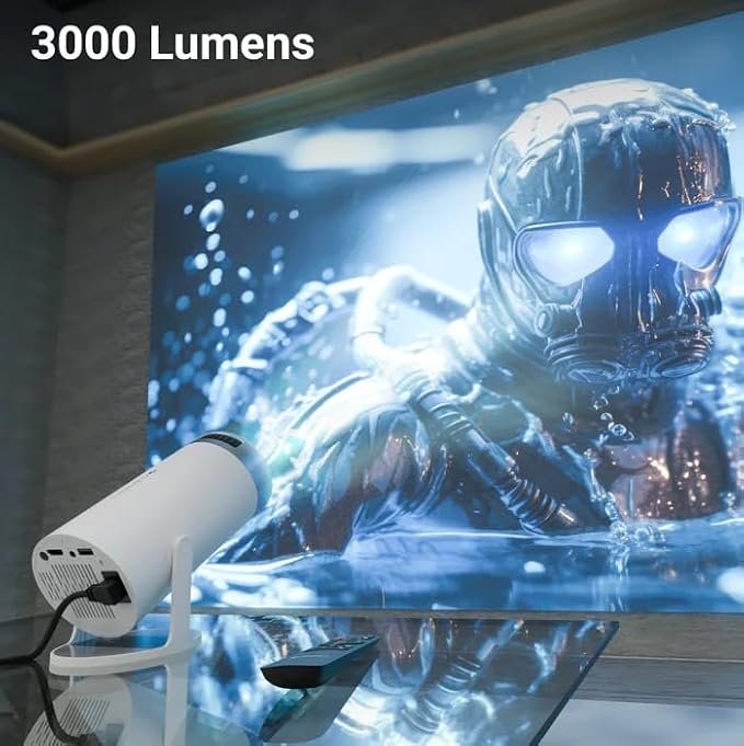 Zebronics PixaPlay 73 Android Smart Projector with 720p, 3700 ANSI Lumens, 130-Inch & 200° Tilt 7 Zebronics PixaPlay 73