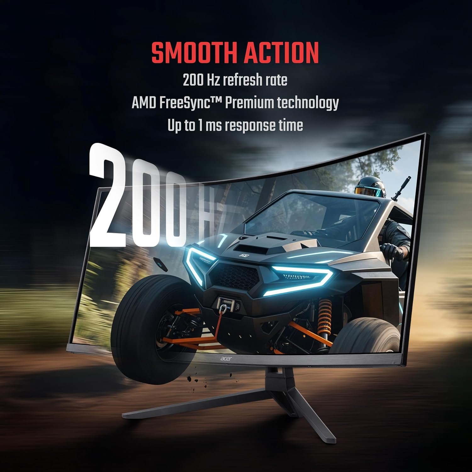 Acer Nitro ED343CUR X0 34 Inch UWQHD 200Hz Curved Gaming Monitor 4 Acer Nitro ED343CUR X0