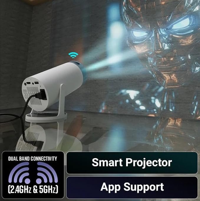 Zebronics PixaPlay 73 Android Smart Projector with 720p, 3700 ANSI Lumens, 130-Inch & 200° Tilt 3 Zebronics PixaPlay 73