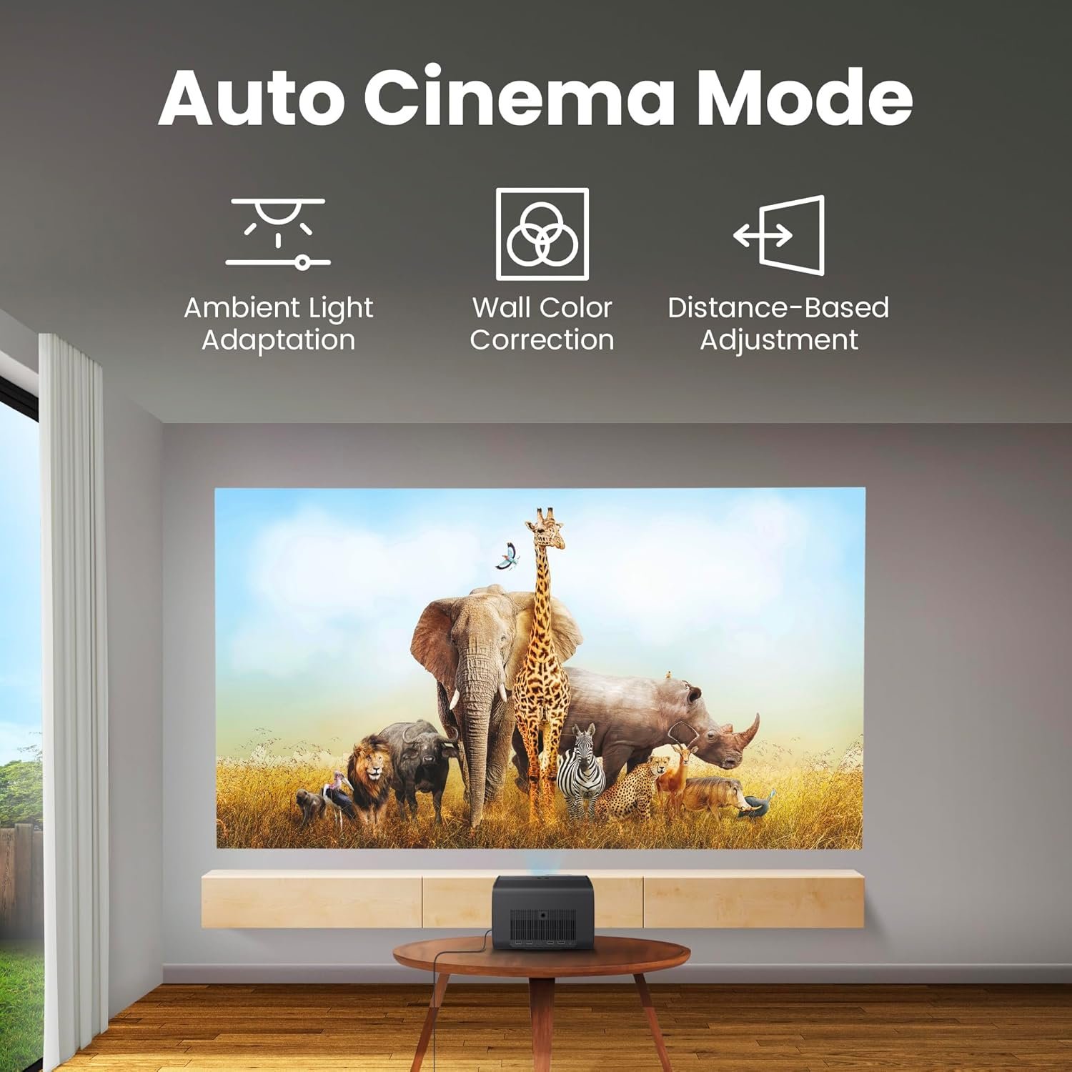 BenQ GP520 4K Home Entertainment Projector With 2600 ANSI Lumens, 180-Inch, HDR10+ & Google TV 5 BenQ GP520
