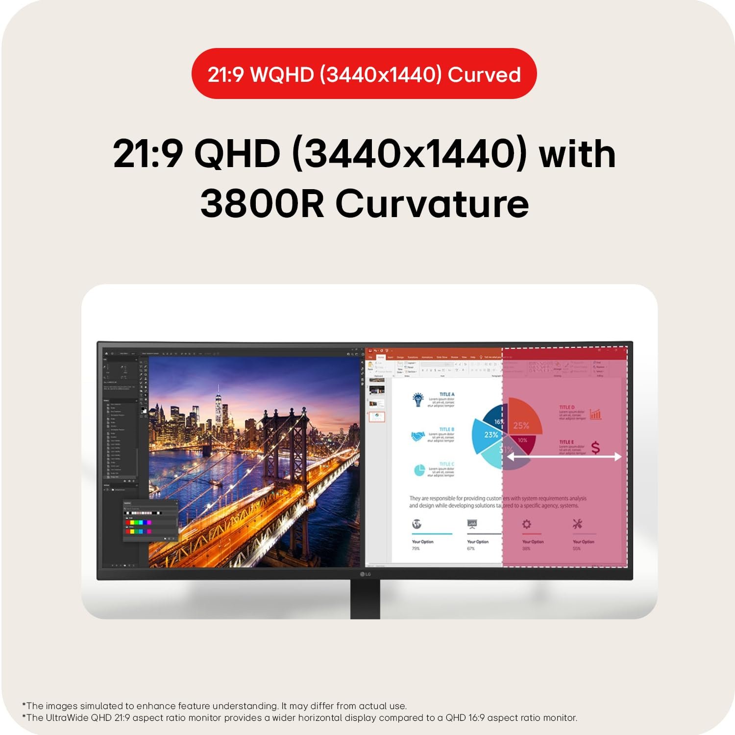 LG 34BA75QE-B 34 Inch USB-C 90W UltraWide QHD Monitor 5 LG 34BA75QE-B