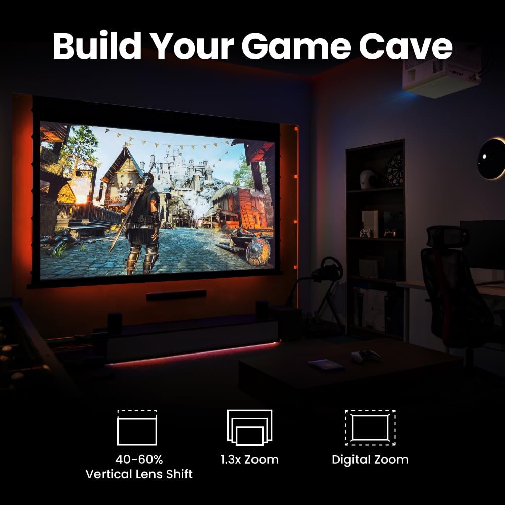 BenQ X3100i 4K HDR 4LED Projector with 3300 ANSI Lumens, 240Hz & Low-Latency Gaming 5 BenQ X3100i 4K HDR 4LED Projector with 3300 ANSI Lumens, 240Hz & Low-Latency Gaming - Image 5