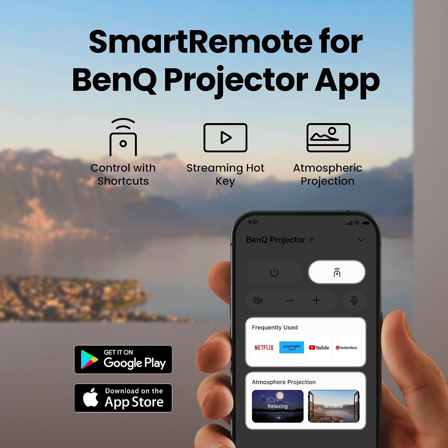 BenQ GP520 4K Home Entertainment Projector With 2600 ANSI Lumens, 180-Inch, HDR10+ & Google TV 8 BenQ GP520