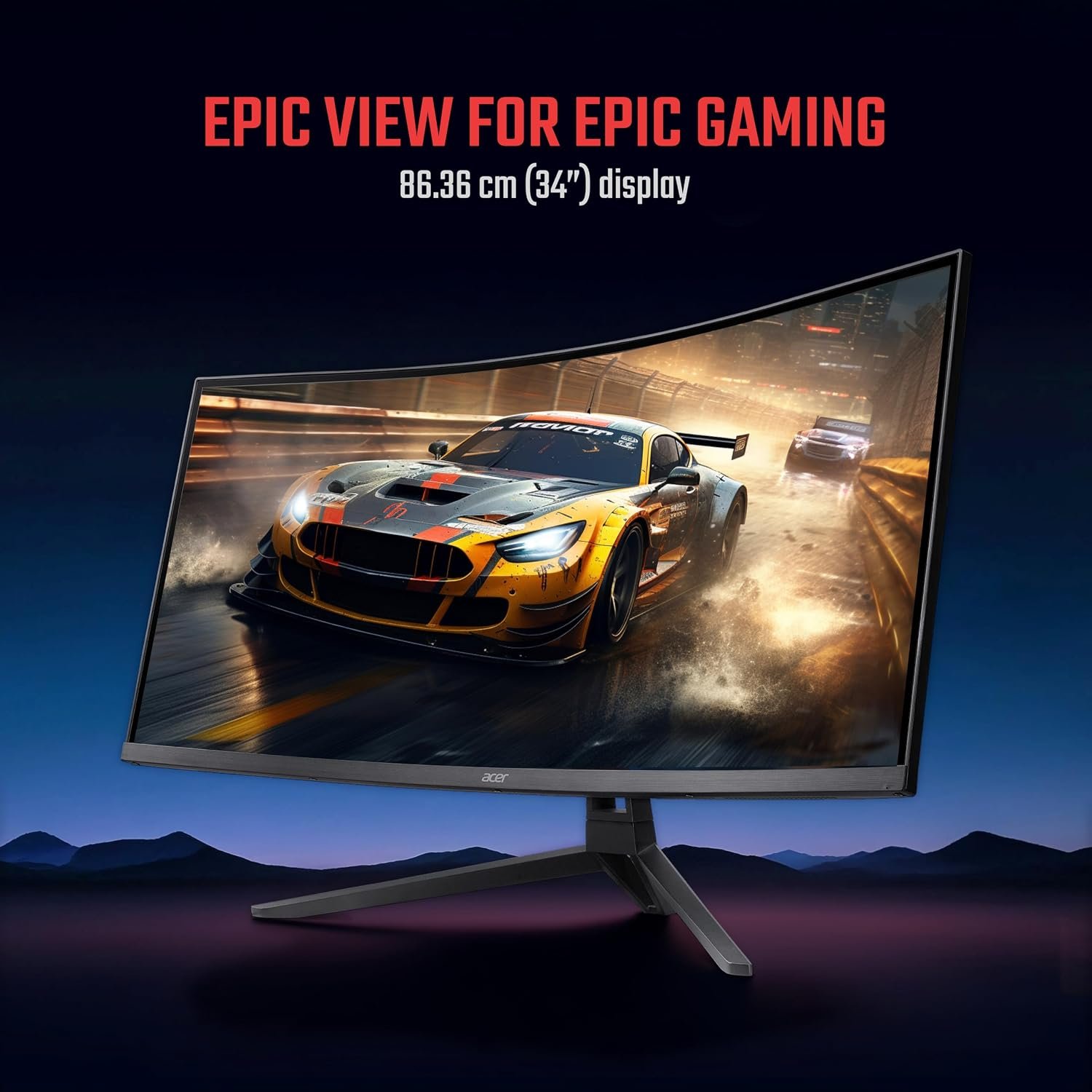 Acer Nitro ED343CUR X0 34 Inch UWQHD 200Hz Curved Gaming Monitor 8 Acer Nitro ED343CUR X0