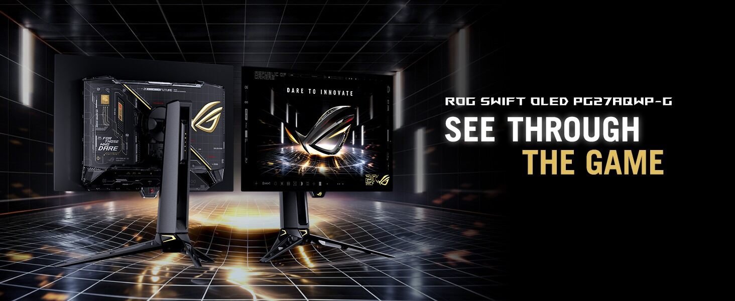 ASUS ROG Swift OLED PG27AQWP-G Edition 20 27 Inch QHD 540Hz Gaming Monitor 8 ASUS ROG Swift OLED PG27AQWP-G