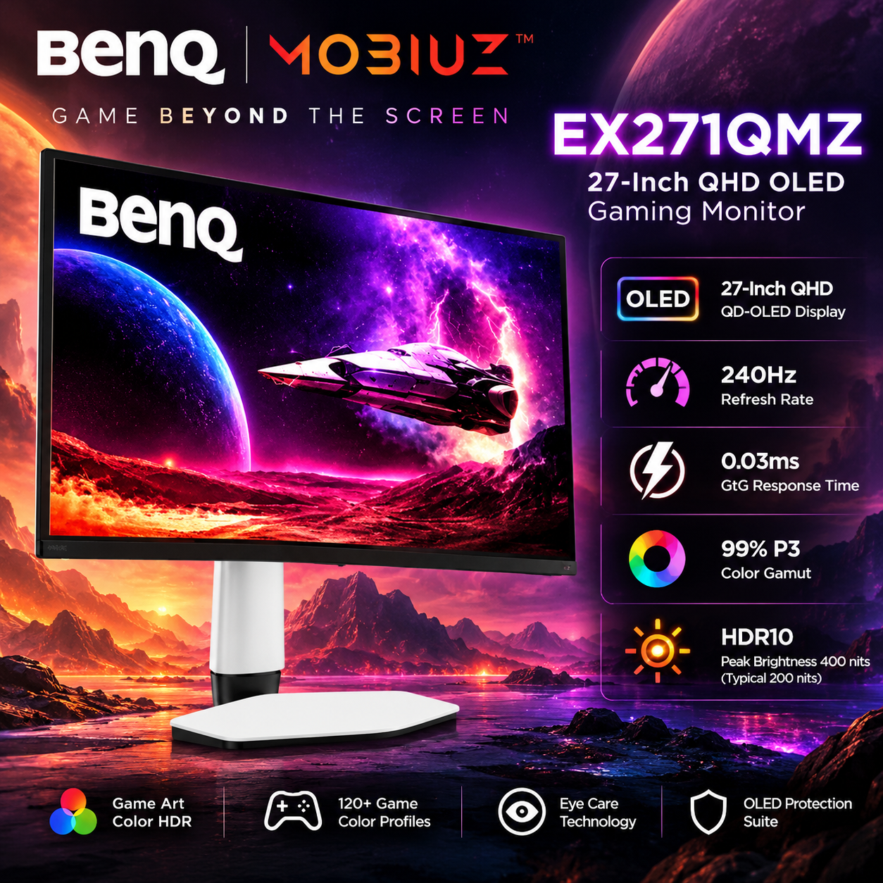 3 Upcoming BenQ MOBIUZ Gaming Monitors in India 13 BenQ MOBIUZ gaming monitors